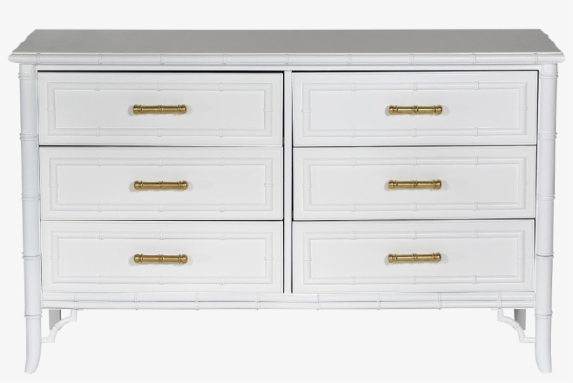 White Bamboo Dresser Ideas - Chest Of Drawers, transparent png