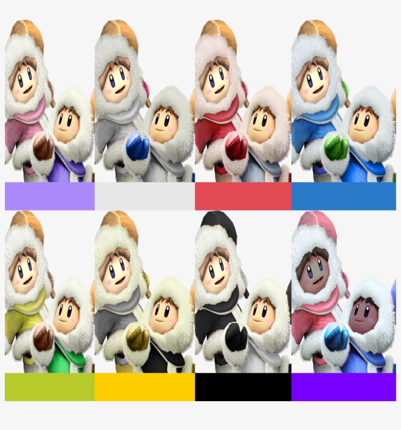 Nanapopossbvswaps - Ice Climbers Alternate Costumes, transparent png