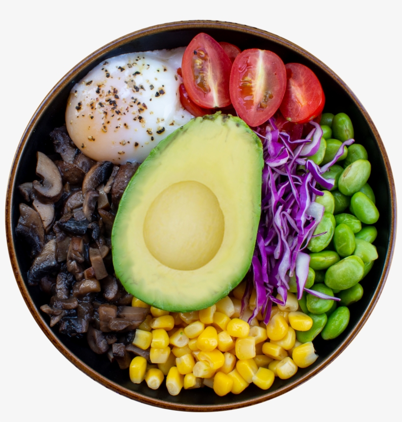 Avocado Vegetarian Bowl - Baked Beans, transparent png