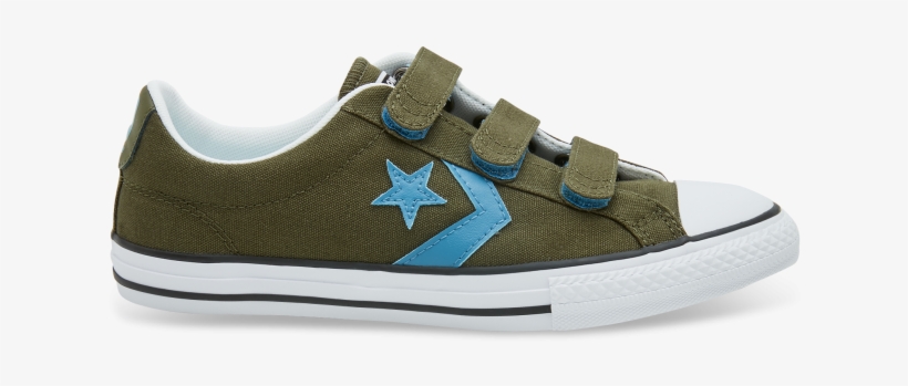 Green Star Player Sneakers - Converse, transparent png