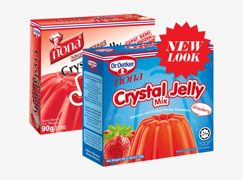 Crystal Jelly Strawberry - Agar Agar Dr Oetker, transparent png