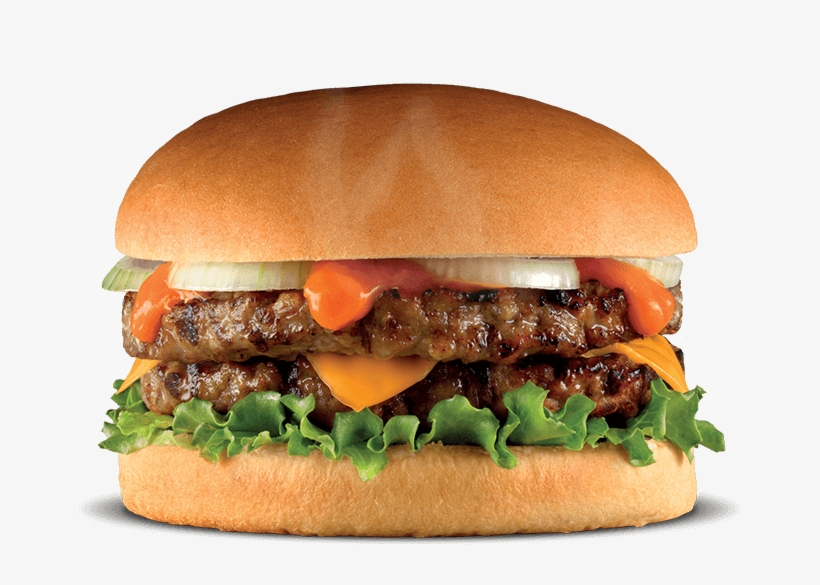 Burgers Png - Double Burger, transparent png