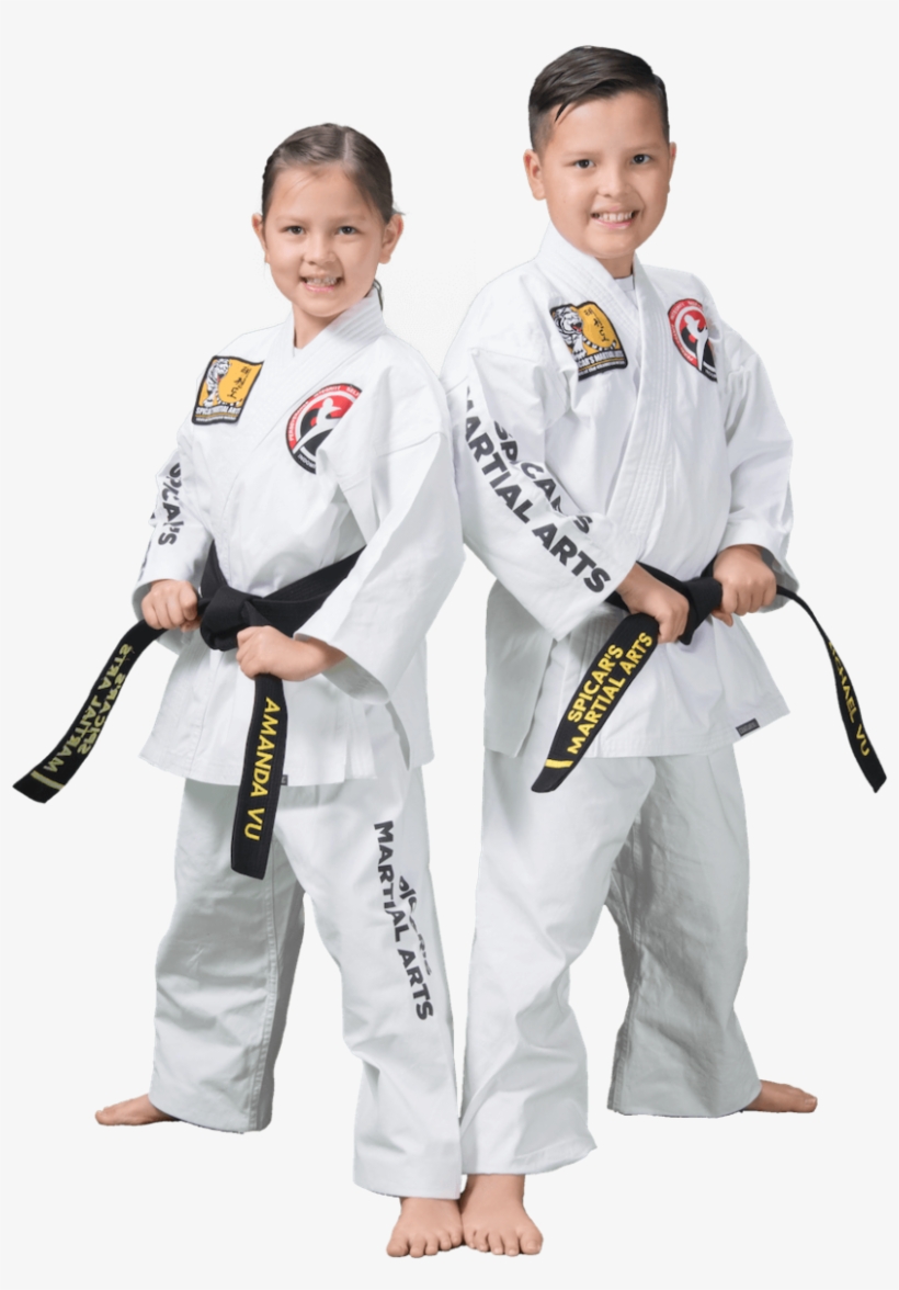Karate For Kids - Two Karate Kids Sit Cloes Toghter, transparent png