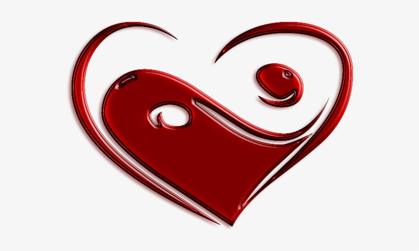 Tattoos, Yin Yang, Symbols - Yin Yang Heart, transparent png