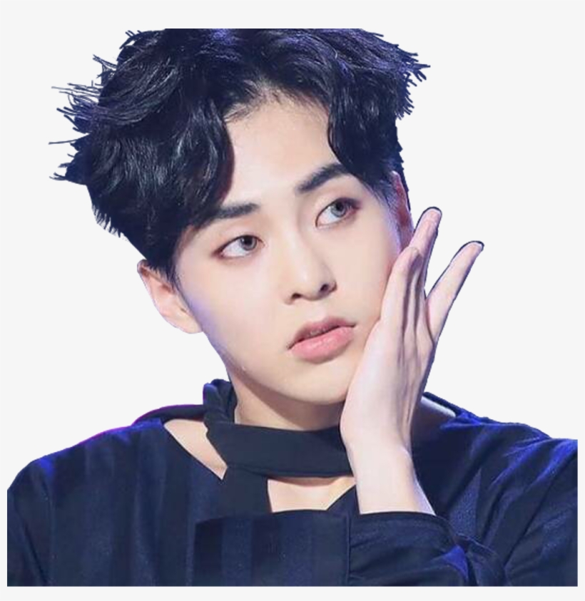 Xiumin Sticker - Xiumin Waved Hair, transparent png