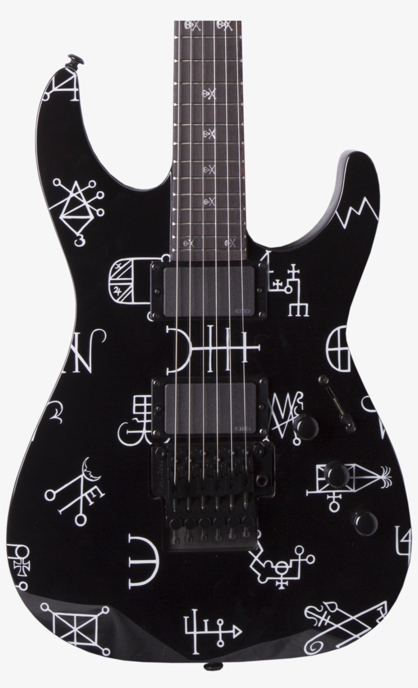 Esp Ltd Khdemon Limited Edition Kirk Hammett Demonology - Ltd Esp Kirk Hammett, transparent png