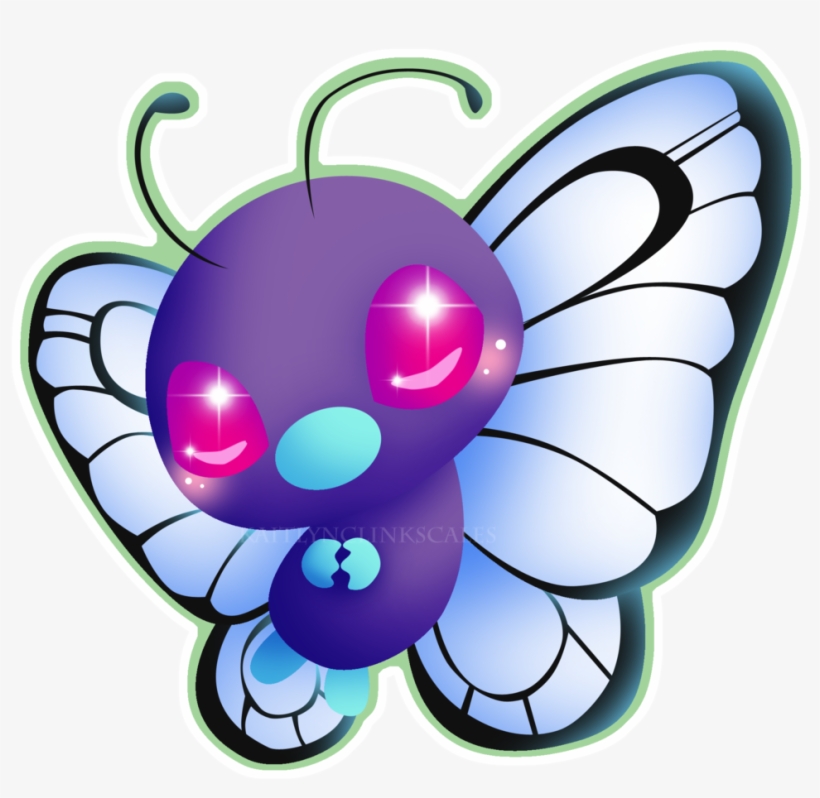 012 Butterfree, transparent png