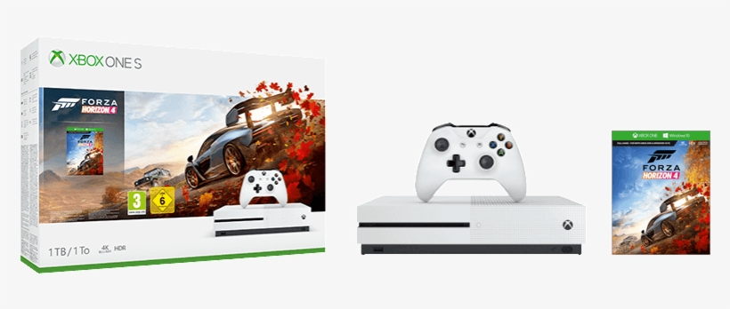 3 Games For 2, Xbox One With Forza Horizon 4 For - Xbox One S Forza Horizon 4 Bundle, transparent png