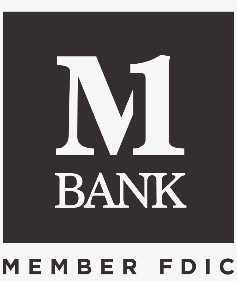 M1 Bank Logo Dark Primary - Poster, transparent png