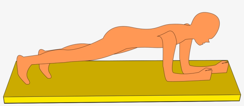 File - Plank Exercise - Svg - Illustration, transparent png