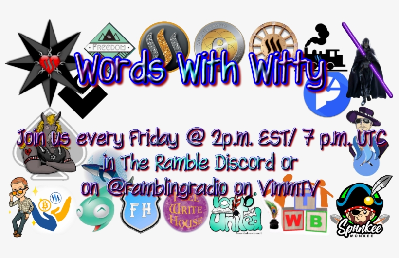 Words With Witty Poster 800x450 PNG Download PNGkit