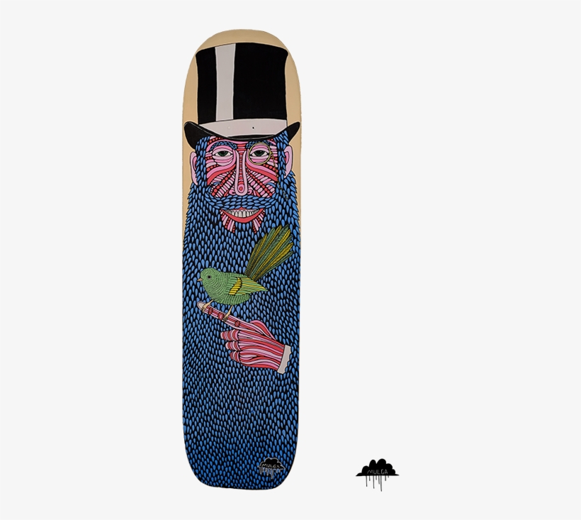 Bird Finger Brax Skatedeck By Mulga The Artist - Artist, transparent png