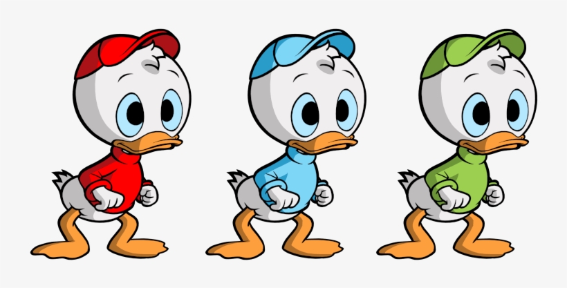 Huey, Dewey, And Louie - Huey Dewey And Louie Png, transparent png