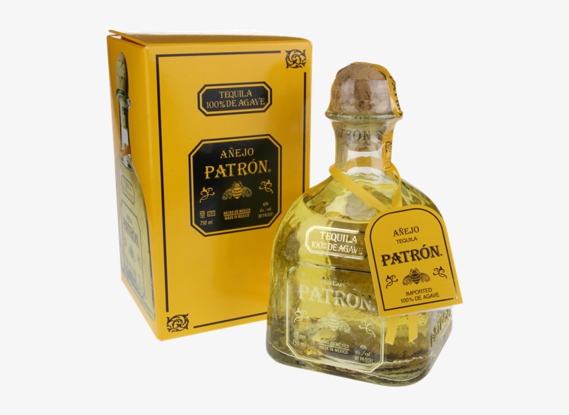 Patrón Añejo Tequila - Patron Tequila, transparent png