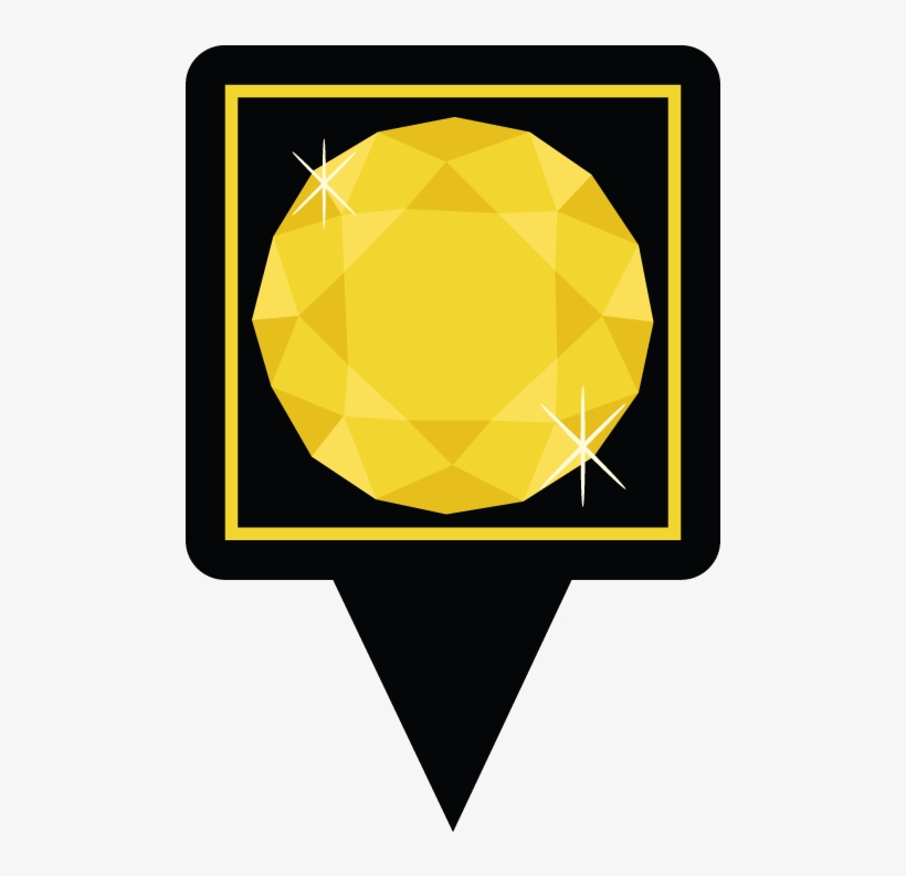 Topaz Munzee - Circle, transparent png