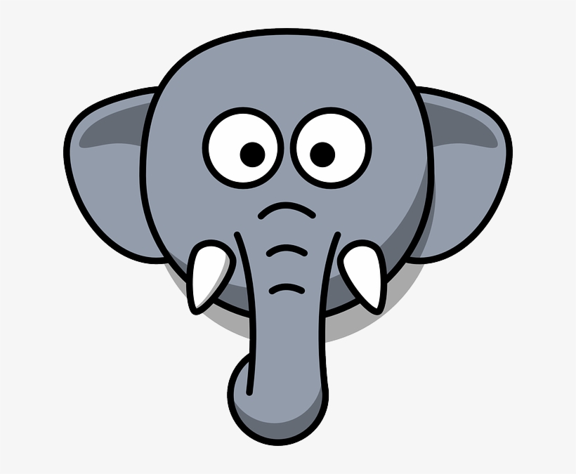 Elephant Face Clip Art, transparent png