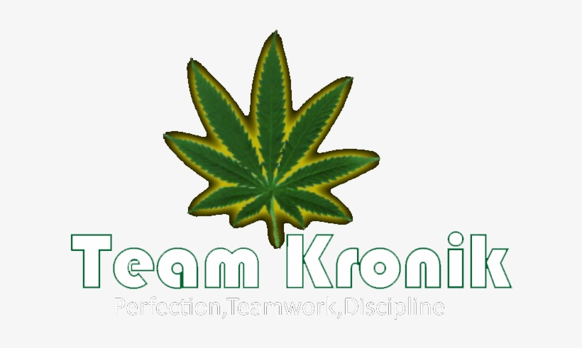 Team Kronik Is A Community That Covers Many Differnent - Marijuana Leaf, transparent png