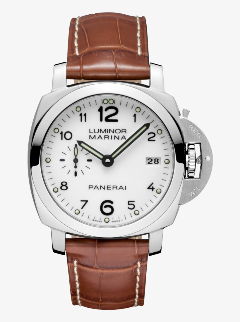 Marina 3 Days Automatic Acciaio - Panerai Luminor Marina White Dial, transparent png
