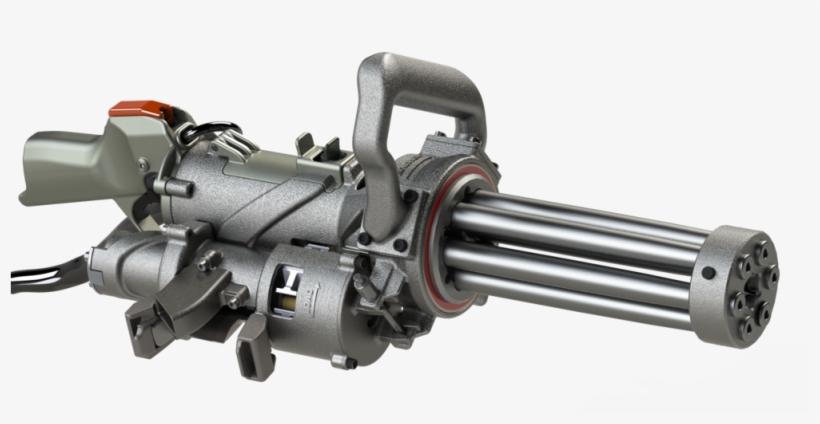 The Xm556 Is An Electric Minigun That Is Chambered - Xm556 Microgun, transparent png