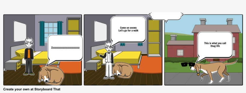 The Thug Life Dog - Cartoon, transparent png