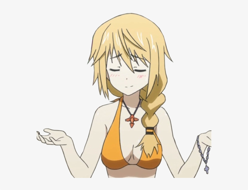 6362646 - >> - Anime Girl Shrugging Shoulders, transparent png