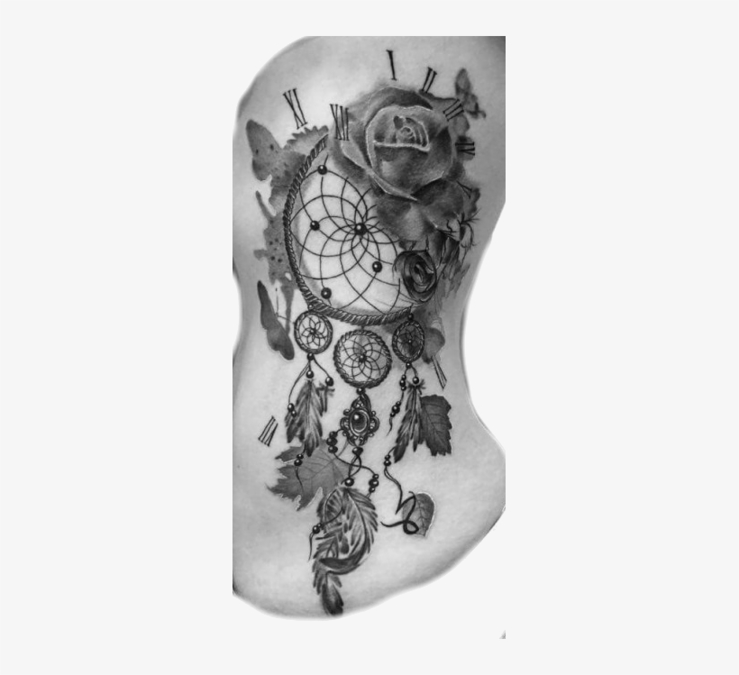 Open Your Tattoo Image As A Layer On Top Of Your Main - Neck Tattoo Png, transparent png