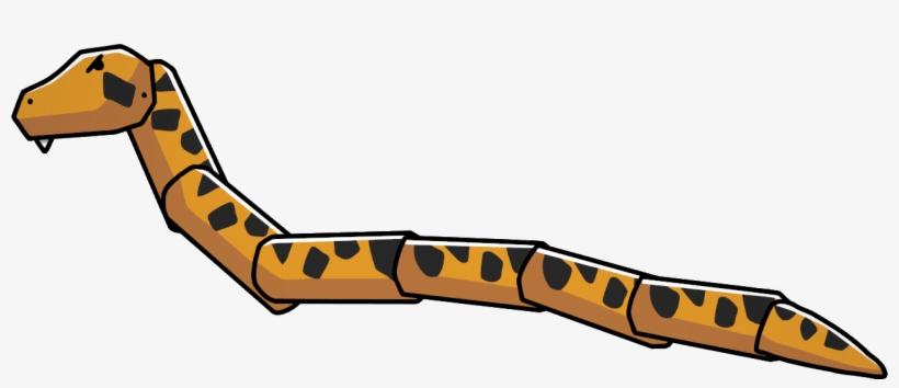 Anaconda Clipart Small Snake - Scribblenauts Unlimited Snake, transparent png