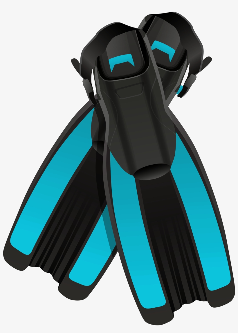 Swimming Clip Art Transparent - Swim Fins Png, transparent png