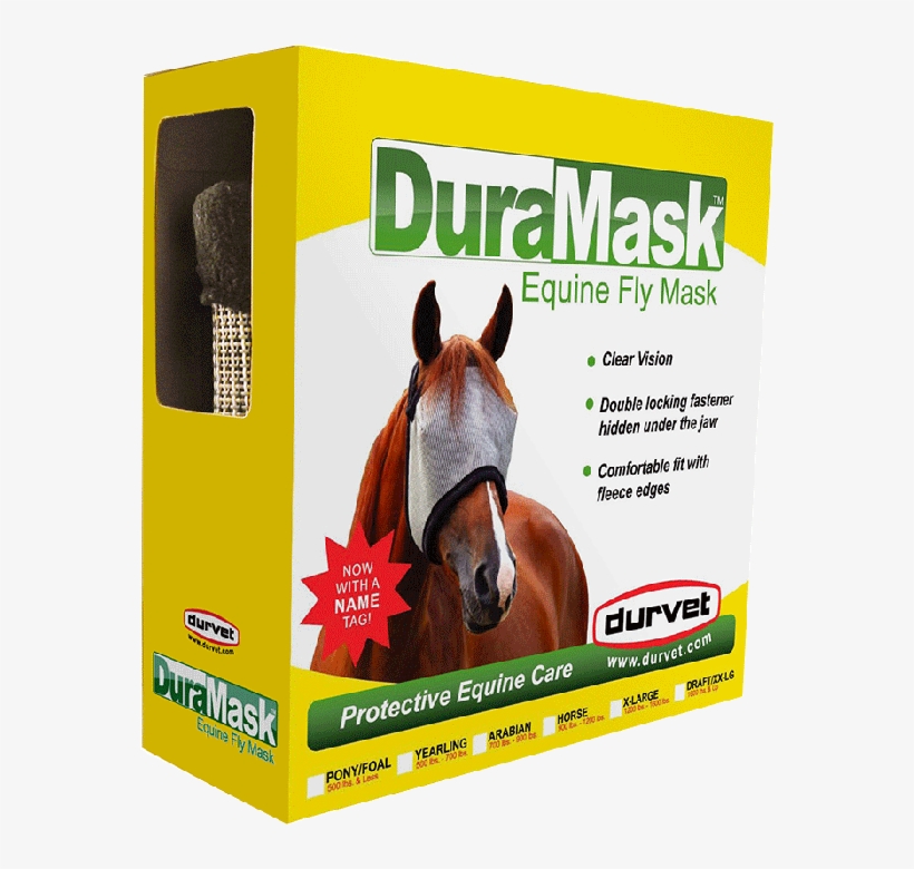 Durvet Horse Fly Mask - Duramask Fly Mask With Ears, transparent png