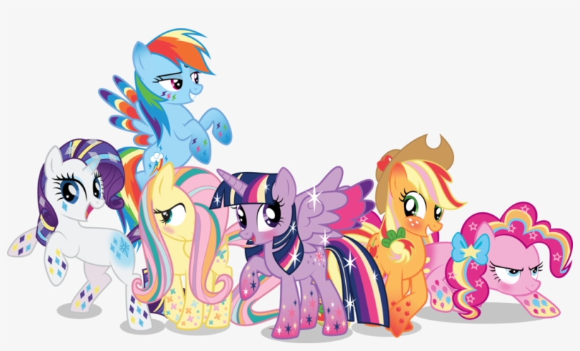 Rainbow Six - New My Little Pony Ponies, transparent png