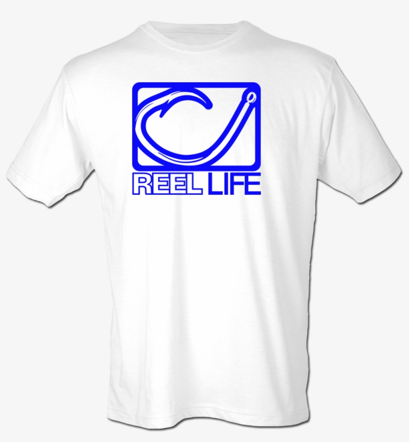 Men's Fishing Hook Reel Life Short Sleeve T-shirt - Sleeve, transparent png