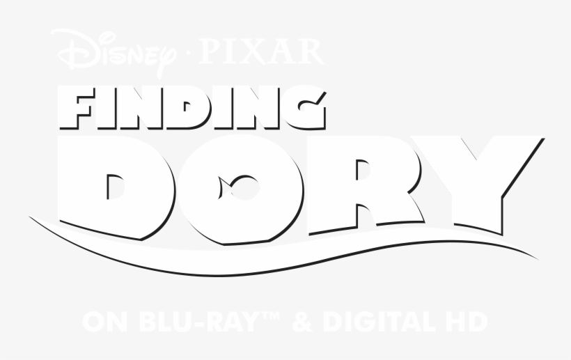 Finding Dory - Line Art, transparent png