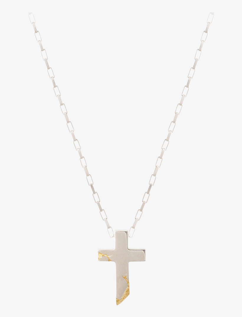 Buy Cracked Gold Cross Necklace And Fast Friends Necklace - Locket, transparent png