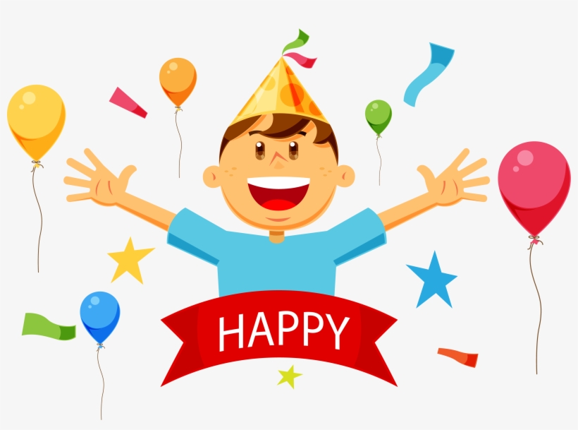 Birthday Cake Happy Birthday To You Clip Art - Happy Birthday Boy Png, transparent png
