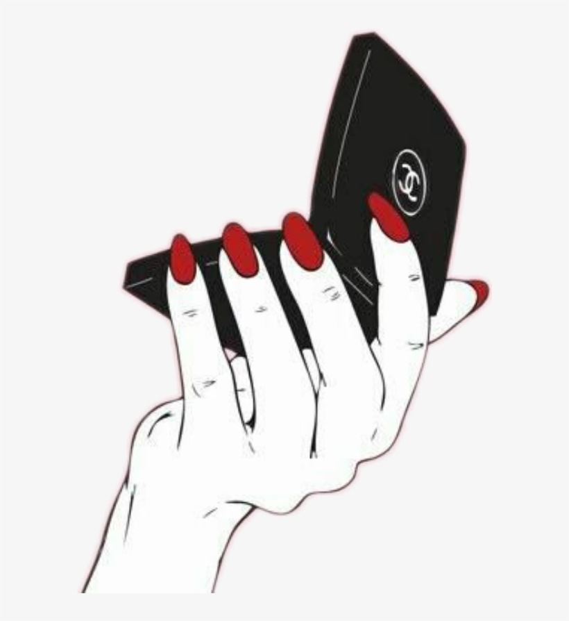 Makeup Hands Tumblr - Makeup Tumblr Png, transparent png