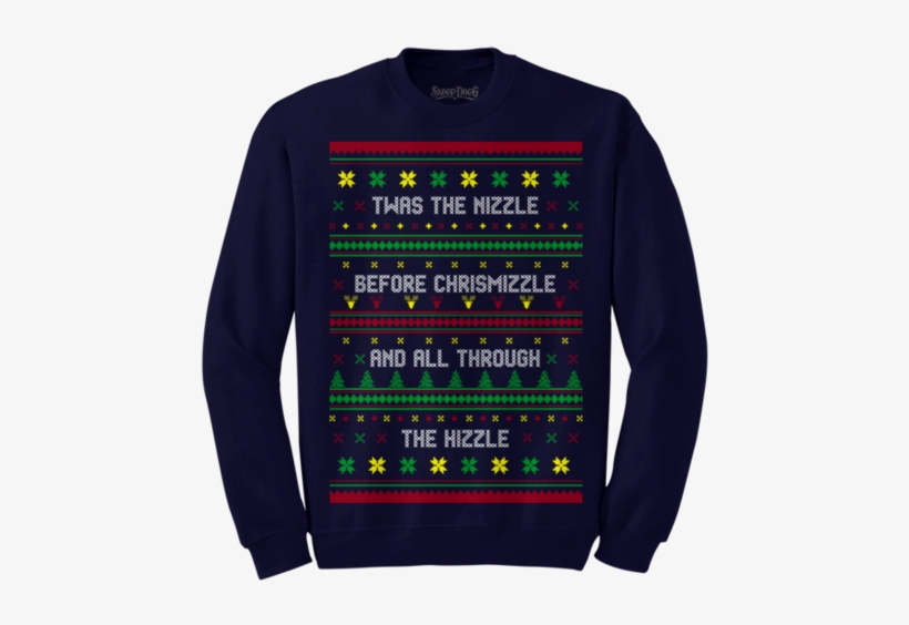 Christmizzle Official Snoop Dogg Christmas Sweater - Snoop Dogg Christmas Shirt, transparent png
