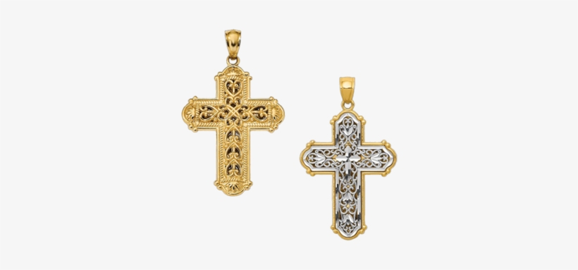 Two Tone Reversible Cross - Cross, transparent png