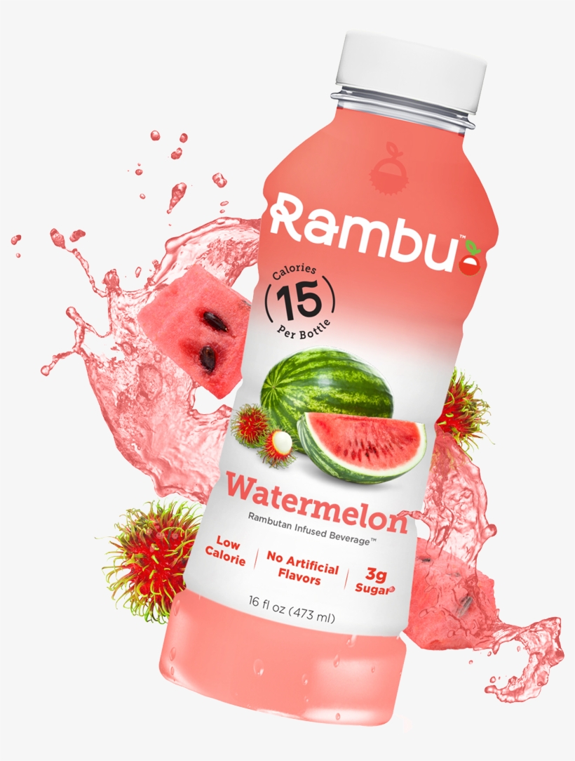 Watermelon Rambutan Infused Beverage Bottle Splash - Time - Aux Auxiliary Energy Pre Workout Formula Watermelon, transparent png