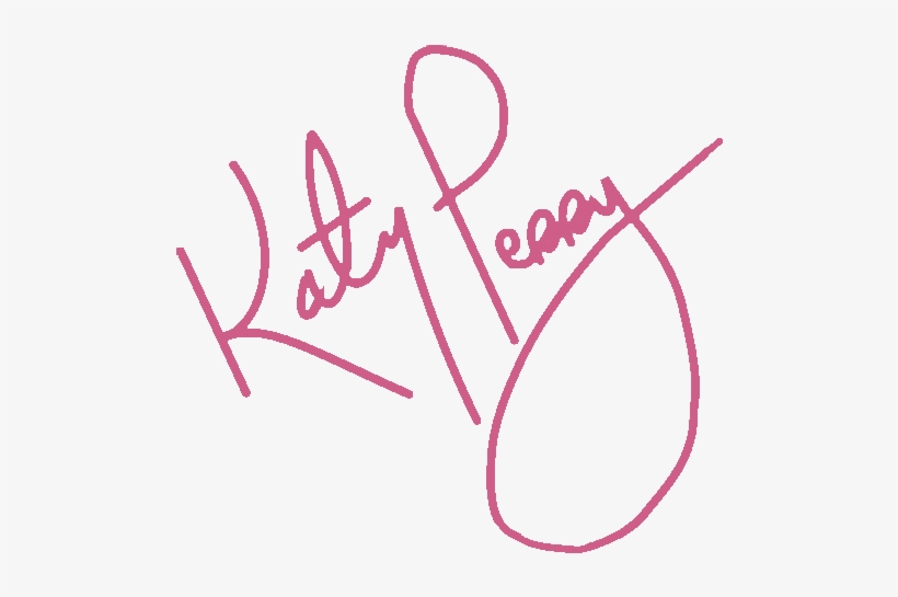 Katy Perry Pink Signature - Katy Perry Signature, transparent png