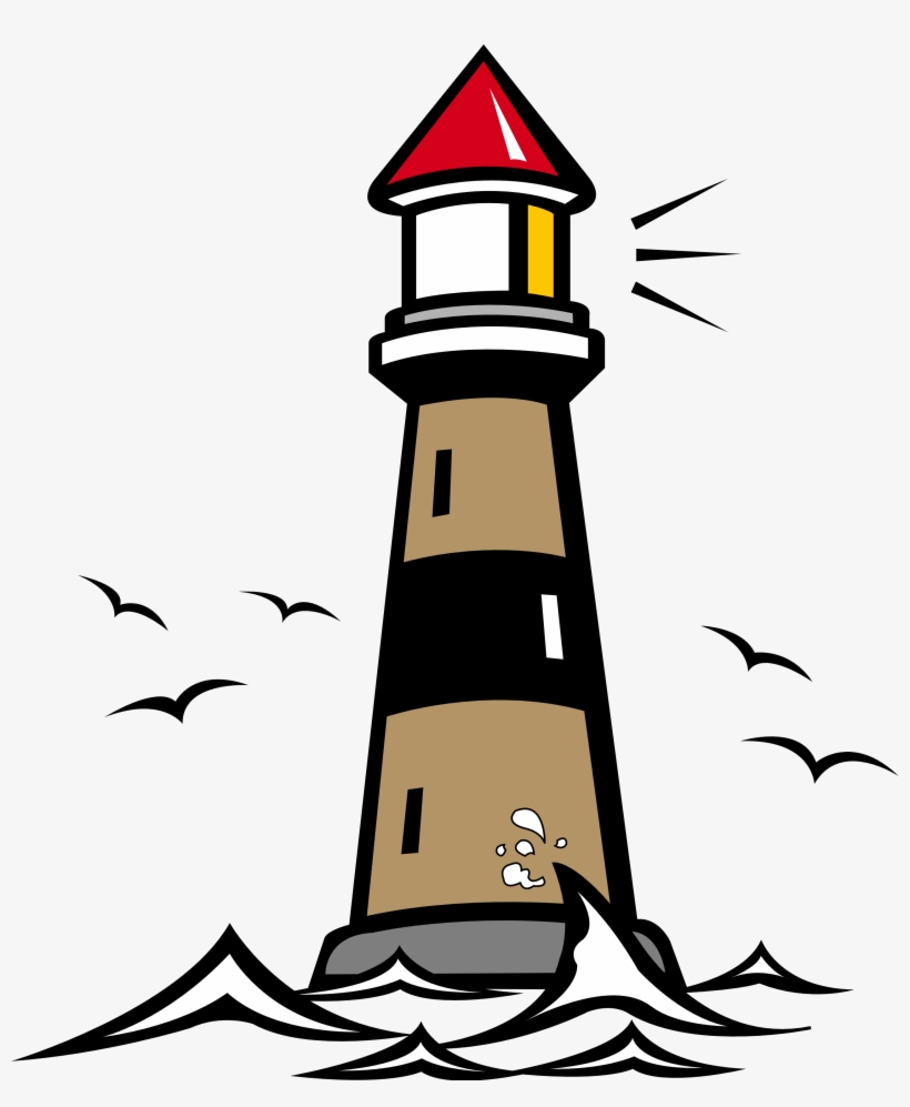 Clip Transparent Download Clip Art On Gorgeous Pinterest - Lighthouse Clipart Black And White, transparent png