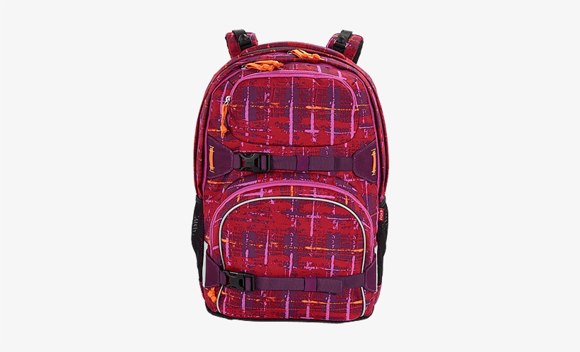 4you Schulrucksack Pekka Pink Orange Vintage Fuer Mädchen - 4you Basic Schulrucksack Pekka 892 Vintage Pink, transparent png