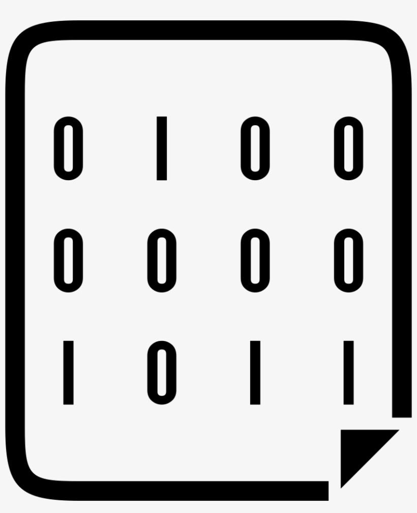 Binary Code - - Binario Icon, transparent png