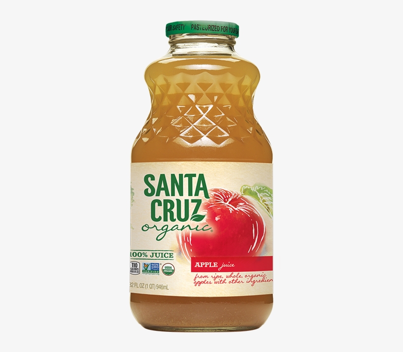 3619212241 - Santa Cruz Organic Apple Juice, transparent png