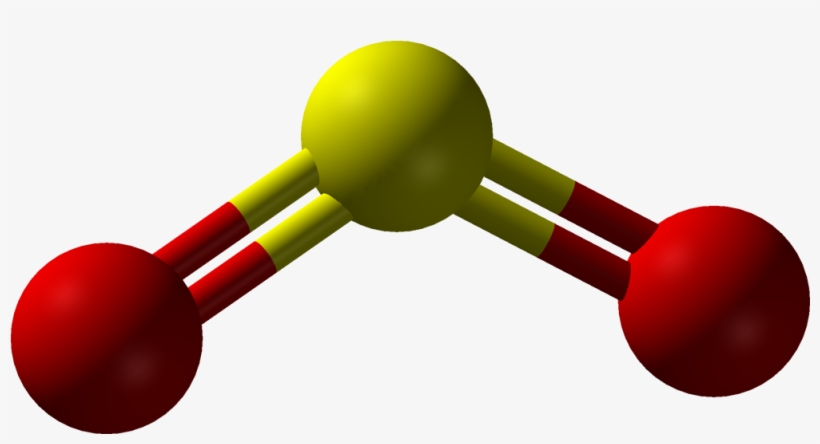 Sulfur Dioxide 3d Balls - Sulfur Dioxide, transparent png