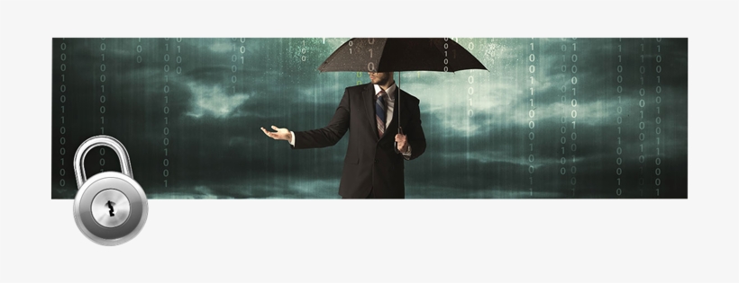Guy With A Suit Blocking The Binary Code Rainfall - Data, transparent png