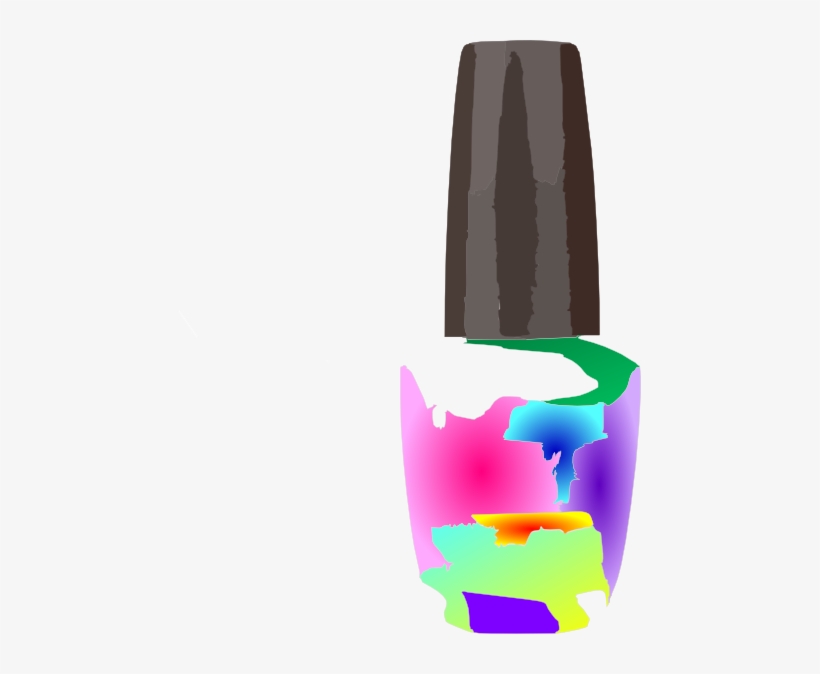 Test Polish 2 Clip Art At Clker - Nail Polish Vector Png, transparent png