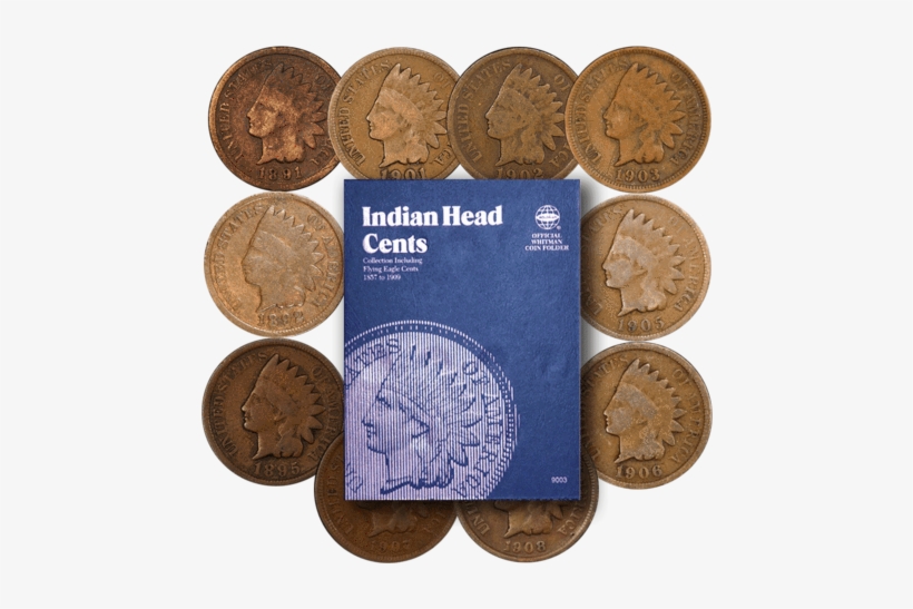Budding Collectors Indian Cent Starter Set - Coin Folders Cents By Whitman Publishing, transparent png