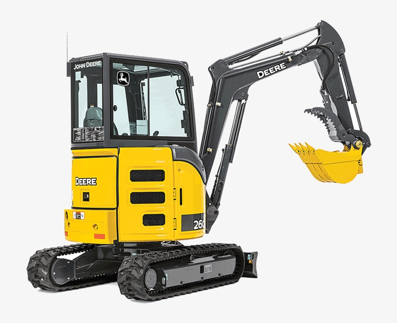 John Deere 26g Mini Excavator, transparent png