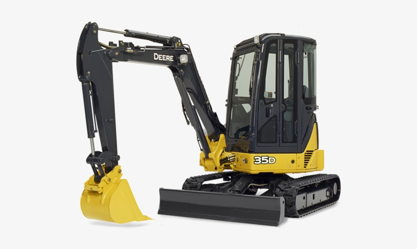 John Deere 35d, transparent png