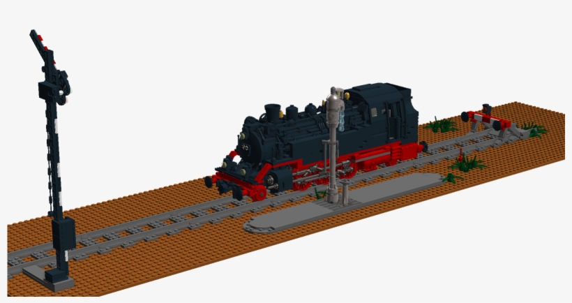 Br64 Steam Engine - Scale Model, transparent png